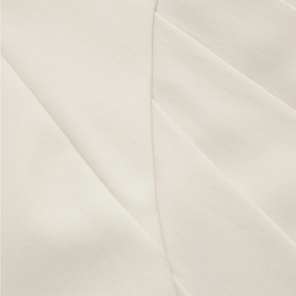 COLLAR SOLID BUTTON PLEATED MINI BLAZER DRESS NWT - image 7